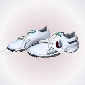 Puma white and teal spiked golf shoes | Sz 9.5, NWT